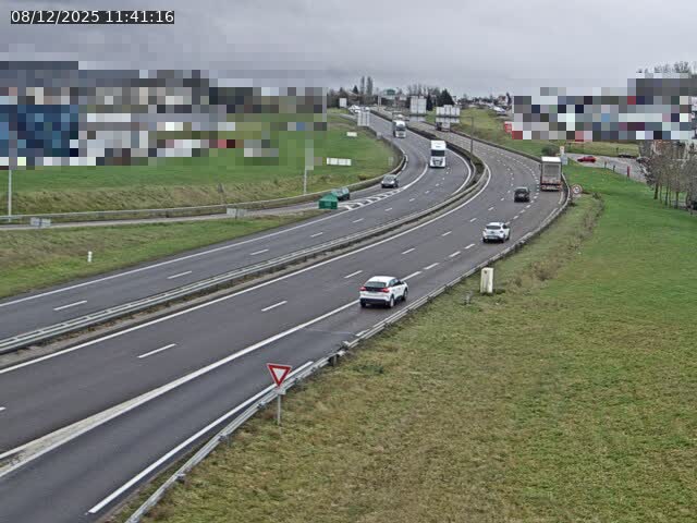 Webcam à Vesoul dans le quartier Grand Miselot à la jonction entre la N19 et la D457