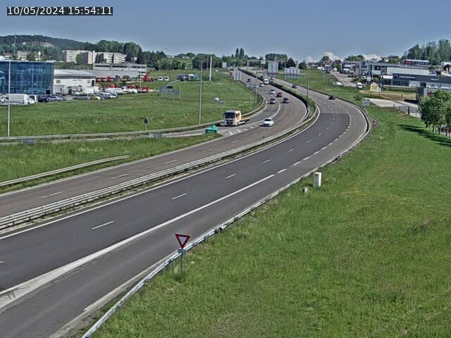 Webcam à Vesoul dans le quartier Grand Miselot à la jonction entre la N19 et la D457