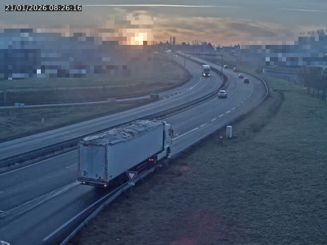 Webcam à Vesoul dans le quartier Grand Miselot à la jonction entre la N19 et la D457