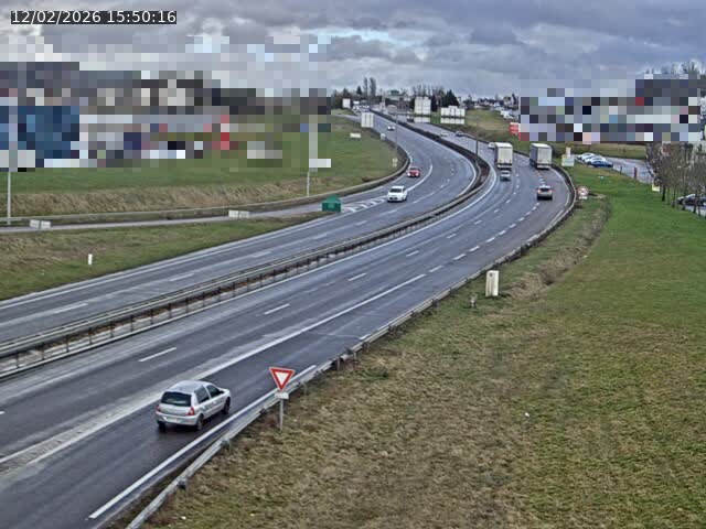 Webcam à Vesoul dans le quartier Grand Miselot à la jonction entre la N19 et la D457