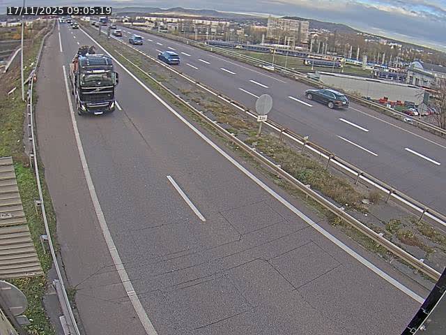 <h2>Caméra autoroute France - A31, Yutz direction Metz</h2>