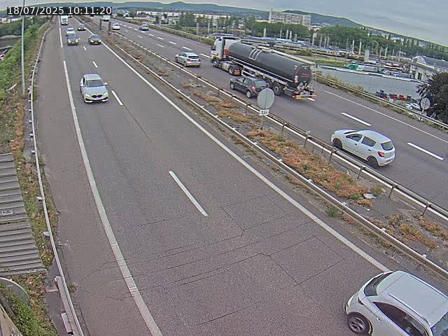 Caméra autoroute France - A31, Yutz direction Metz