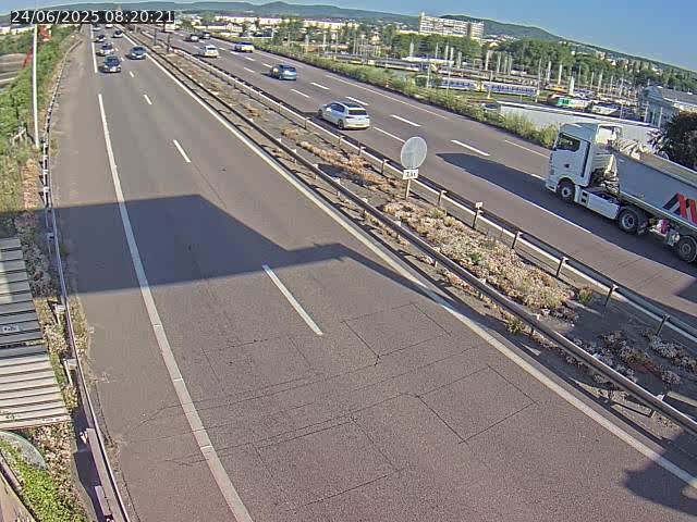 Caméra autoroute France - A31, Yutz direction Metz