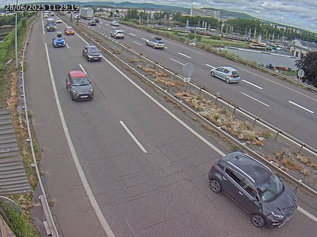Caméra autoroute France - A31, Yutz direction Metz