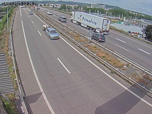 Caméra autoroute France - A31, Yutz direction Metz