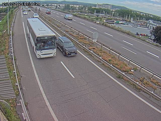 Caméra autoroute France - A31, Yutz direction Metz