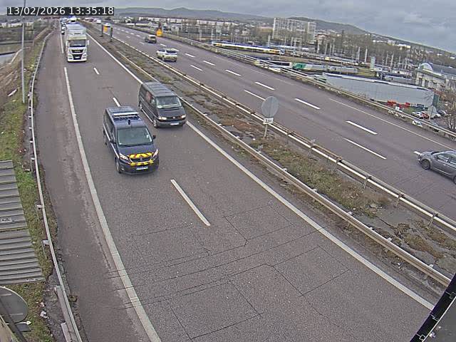 <h2>Caméra autoroute France - A31, Yutz direction Metz</h2>