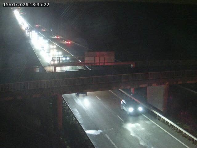 Caméra autoroute France - A31, Zoufftgen direction Luxembourg-ville, à la frontière entre la France et le Luxembourg