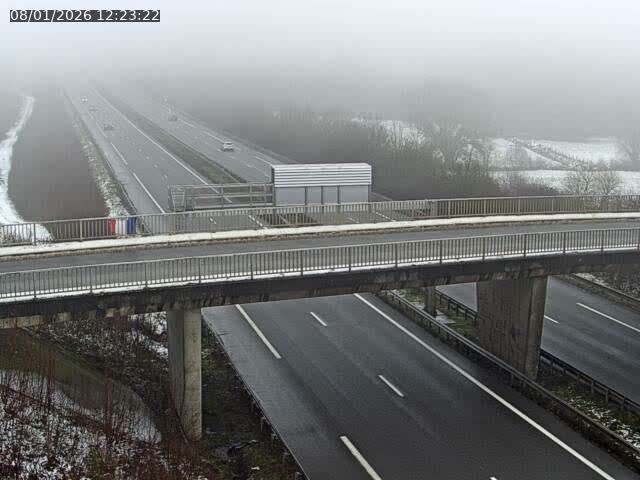 Caméra autoroute France - A31, Zoufftgen direction Luxembourg-ville, à la frontière entre la France et le Luxembourg