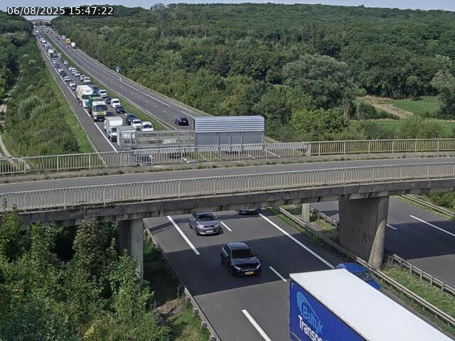 Caméra autoroute France - A31, Zoufftgen direction Luxembourg-ville, à la frontière entre la France et le Luxembourg