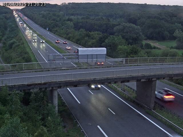 <h2>Caméra autoroute France - A31, Zoufftgen direction Luxembourg-ville, à la frontière entre la France et le Luxembourg</h2>