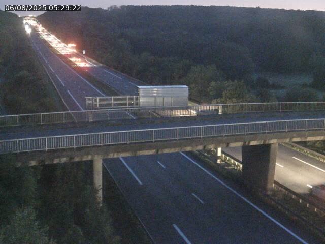 Caméra autoroute France - A31, Zoufftgen direction Luxembourg-ville, à la frontière entre la France et le Luxembourg