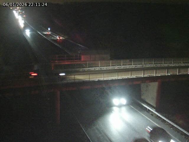 Caméra autoroute France - A31, Zoufftgen direction Luxembourg-ville, à la frontière entre la France et le Luxembourg