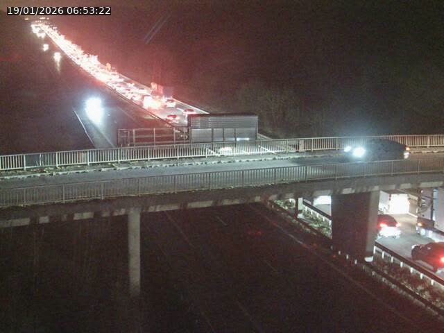 Caméra autoroute France - A31, Zoufftgen direction Luxembourg-ville, à la frontière entre la France et le Luxembourg