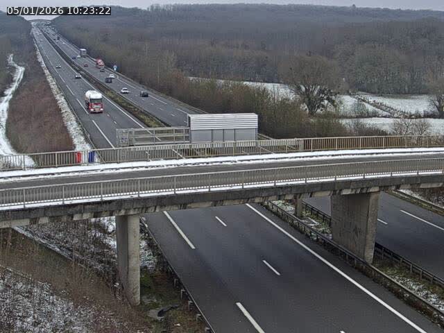 Caméra autoroute France - A31, Zoufftgen direction Luxembourg-ville, à la frontière entre la France et le Luxembourg