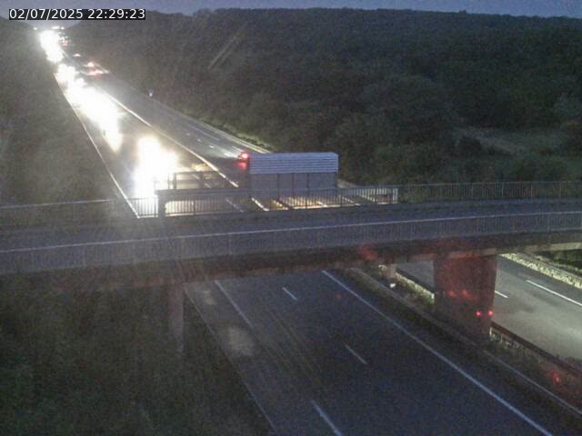 Caméra autoroute France - A31, Zoufftgen direction Luxembourg-ville, à la frontière entre la France et le Luxembourg