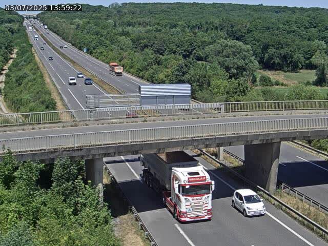 <h2>Caméra autoroute France - A31, Zoufftgen direction Luxembourg-ville, à la frontière entre la France et le Luxembourg</h2>
