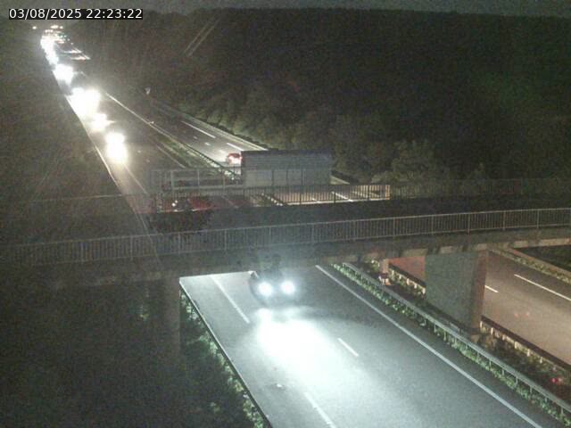 Caméra autoroute France - A31, Zoufftgen direction Luxembourg-ville, à la frontière entre la France et le Luxembourg