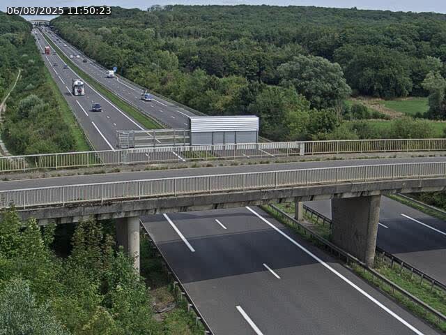 Caméra autoroute France - A31, Zoufftgen direction Luxembourg-ville, à la frontière entre la France et le Luxembourg