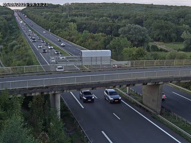 Caméra autoroute France - A31, Zoufftgen direction Luxembourg-ville, à la frontière entre la France et le Luxembourg