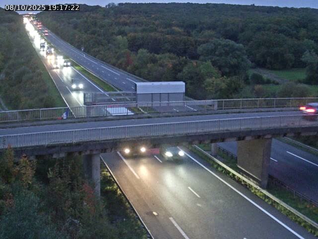 <h2>Caméra autoroute France - A31, Zoufftgen direction Luxembourg-ville, à la frontière entre la France et le Luxembourg</h2>