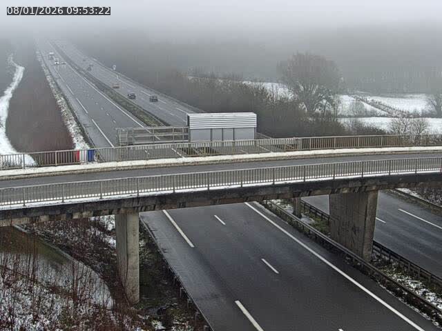 Caméra autoroute France - A31, Zoufftgen direction Luxembourg-ville, à la frontière entre la France et le Luxembourg