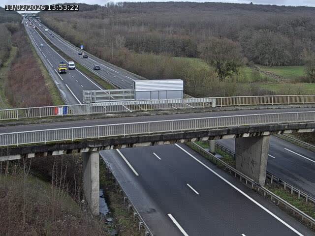 <h2>Caméra autoroute France - A31, Zoufftgen direction Luxembourg-ville, à la frontière entre la France et le Luxembourg</h2>