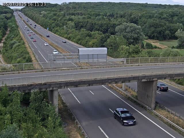 <h2>Caméra autoroute France - A31, Zoufftgen direction Luxembourg-ville, à la frontière entre la France et le Luxembourg</h2>