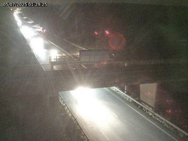 Caméra autoroute France - A31, Zoufftgen direction Luxembourg-ville, à la frontière entre la France et le Luxembourg