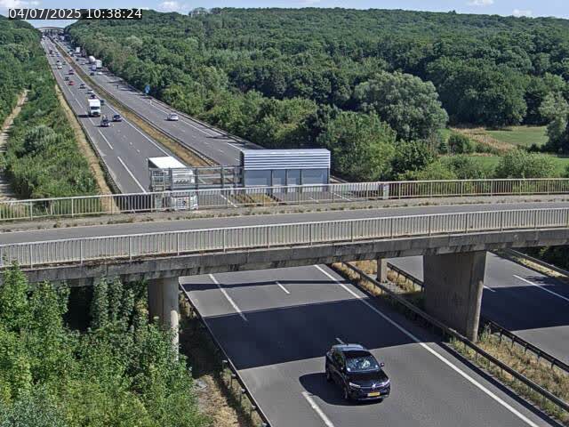 Caméra autoroute France - A31, Zoufftgen direction Luxembourg-ville, à la frontière entre la France et le Luxembourg