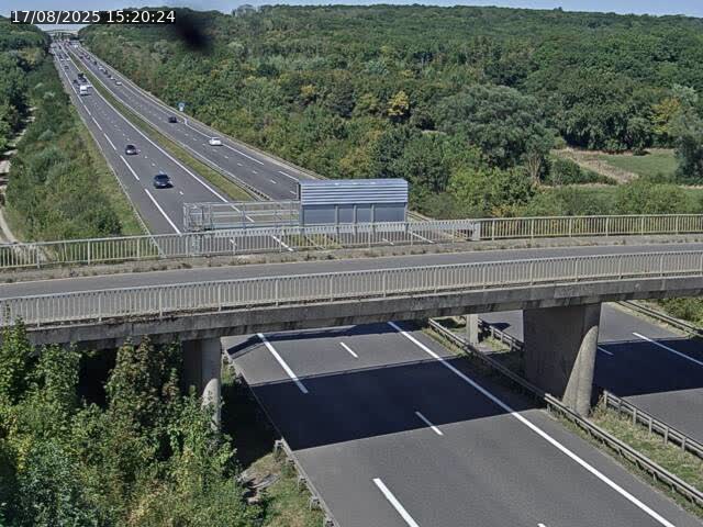 Caméra autoroute France - A31, Zoufftgen direction Luxembourg-ville, à la frontière entre la France et le Luxembourg