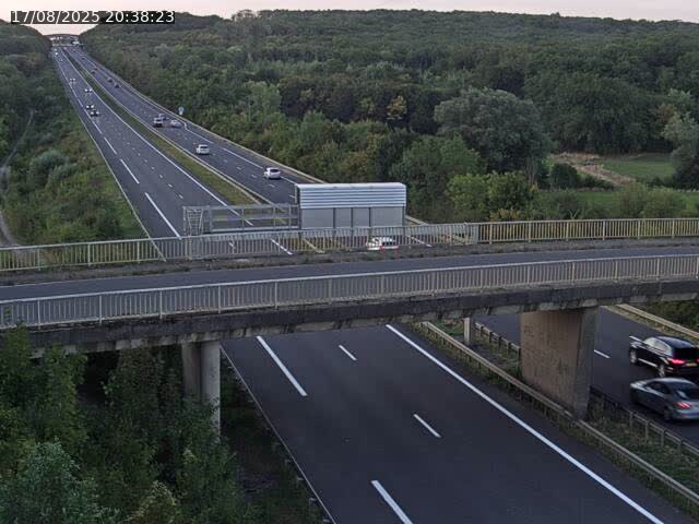 Caméra autoroute France - A31, Zoufftgen direction Luxembourg-ville, à la frontière entre la France et le Luxembourg