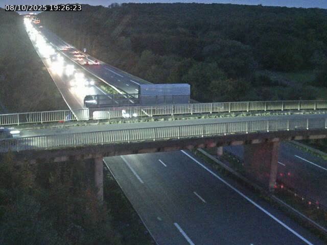 <h2>Caméra autoroute France - A31, Zoufftgen direction Luxembourg-ville, à la frontière entre la France et le Luxembourg</h2>