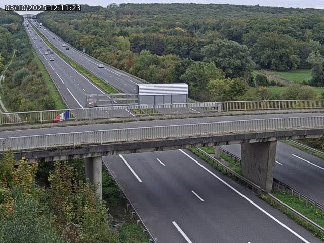 <h2>Caméra autoroute France - A31, Zoufftgen direction Luxembourg-ville, à la frontière entre la France et le Luxembourg</h2>