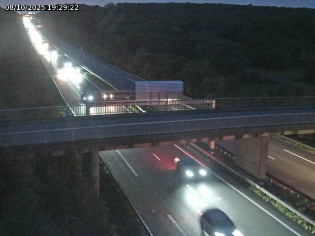 Caméra autoroute France - A31, Zoufftgen direction Luxembourg-ville, à la frontière entre la France et le Luxembourg