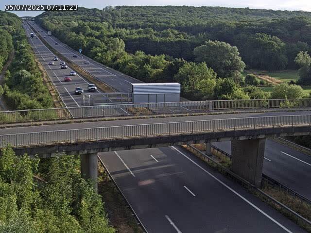 Caméra autoroute France - A31, Zoufftgen direction Luxembourg-ville, à la frontière entre la France et le Luxembourg