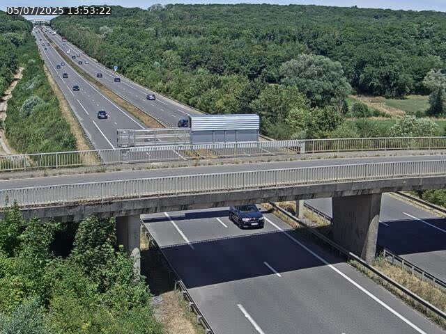 Caméra autoroute France - A31, Zoufftgen direction Luxembourg-ville, à la frontière entre la France et le Luxembourg