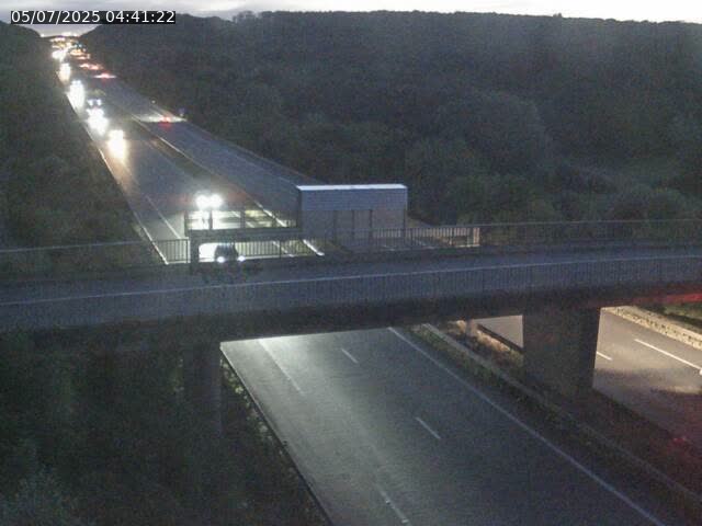 Caméra autoroute France - A31, Zoufftgen direction Luxembourg-ville, à la frontière entre la France et le Luxembourg