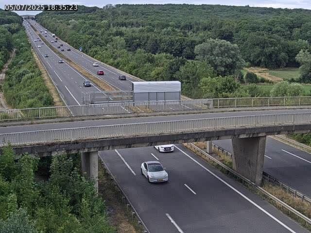 Caméra autoroute France - A31, Zoufftgen direction Luxembourg-ville, à la frontière entre la France et le Luxembourg