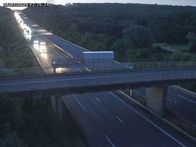 Caméra autoroute France - A31, Zoufftgen direction Luxembourg-ville, à la frontière entre la France et le Luxembourg