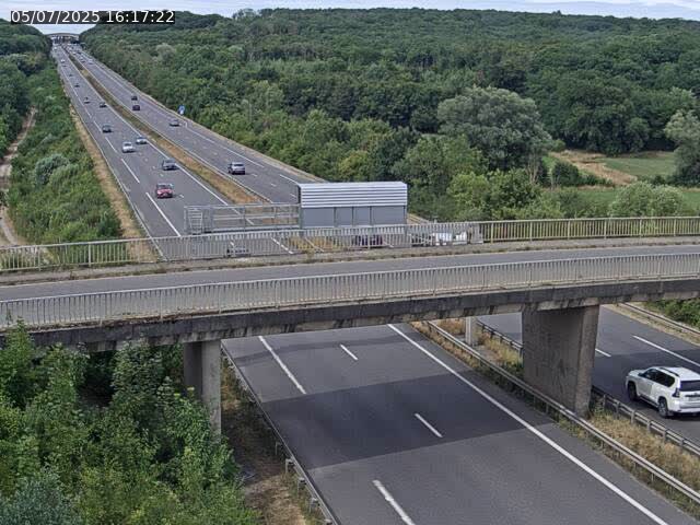 <h2>Caméra autoroute France - A31, Zoufftgen direction Luxembourg-ville, à la frontière entre la France et le Luxembourg</h2>