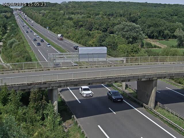 <h2>Caméra autoroute France - A31, Zoufftgen direction Luxembourg-ville, à la frontière entre la France et le Luxembourg</h2>