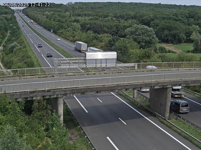 Caméra autoroute France - A31, Zoufftgen direction Luxembourg-ville, à la frontière entre la France et le Luxembourg