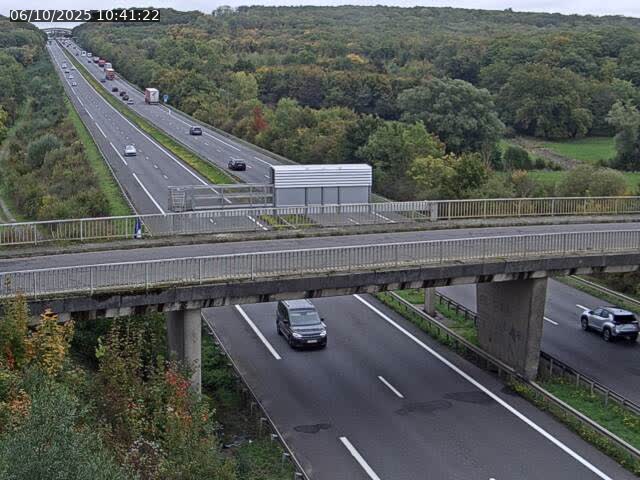 <h2>Caméra autoroute France - A31, Zoufftgen direction Luxembourg-ville, à la frontière entre la France et le Luxembourg</h2>