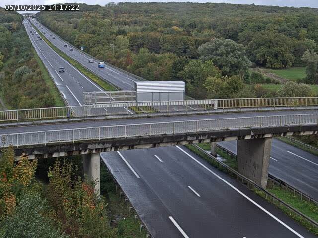 Caméra autoroute France - A31, Zoufftgen direction Luxembourg-ville, à la frontière entre la France et le Luxembourg