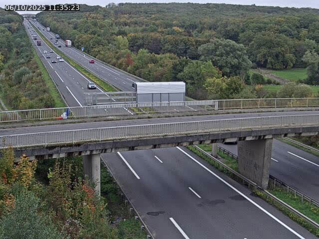 <h2>Caméra autoroute France - A31, Zoufftgen direction Luxembourg-ville, à la frontière entre la France et le Luxembourg</h2>