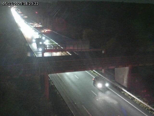 Caméra autoroute France - A31, Zoufftgen direction Luxembourg-ville, à la frontière entre la France et le Luxembourg