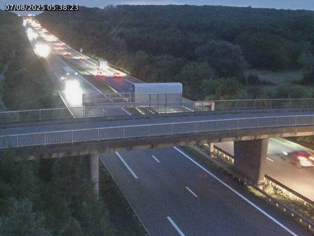 <h2>Caméra autoroute France - A31, Zoufftgen direction Luxembourg-ville, à la frontière entre la France et le Luxembourg</h2>