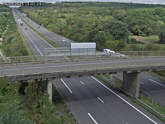 Caméra autoroute France - A31, Zoufftgen direction Luxembourg-ville, à la frontière entre la France et le Luxembourg