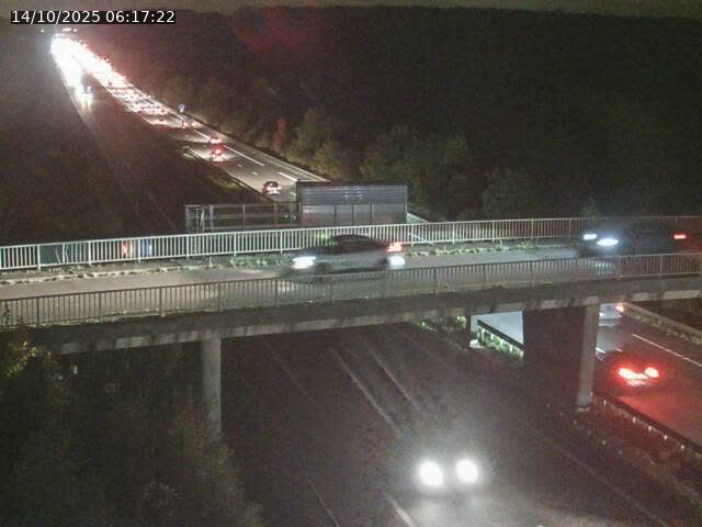 Caméra autoroute France - A31, Zoufftgen direction Luxembourg-ville, à la frontière entre la France et le Luxembourg
